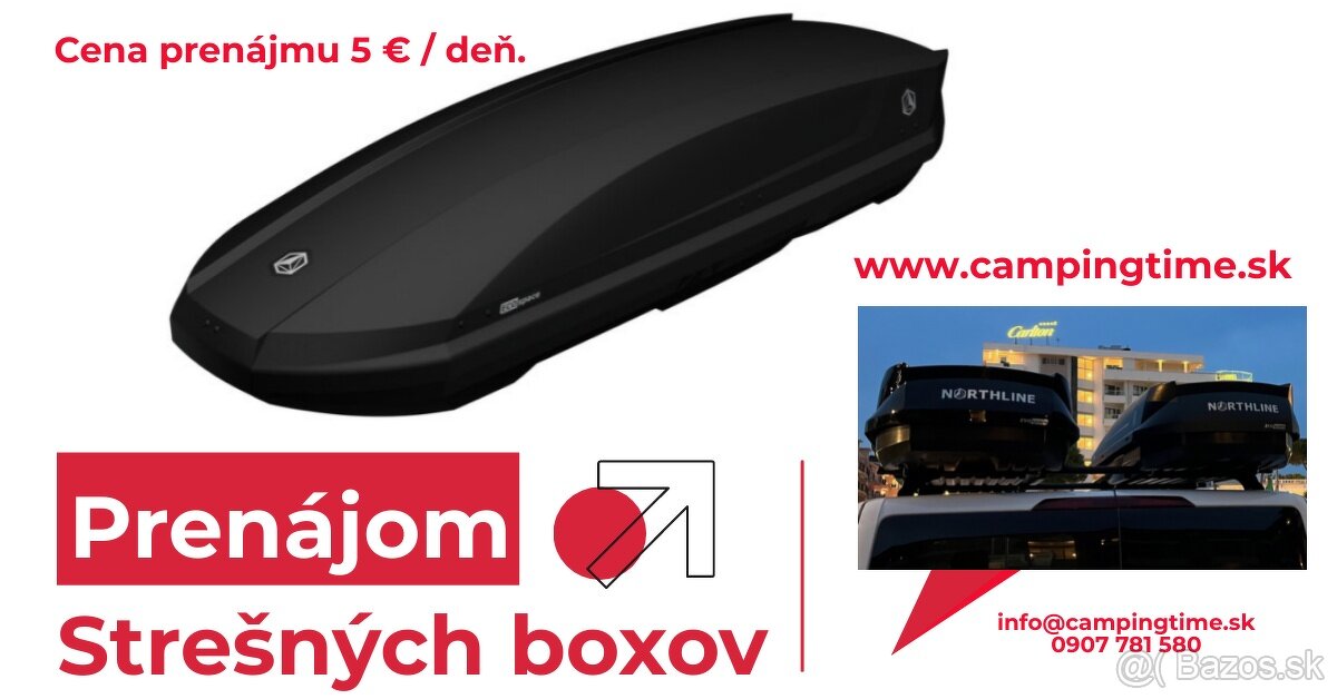 Strešné boxy prenájom