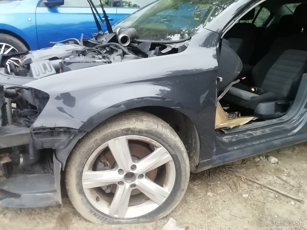 Ľavý predný blatník volkswagen passat b7