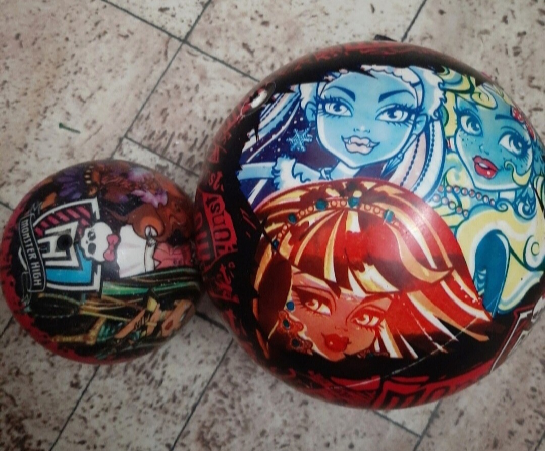 Puzzle monster,taska a lopta