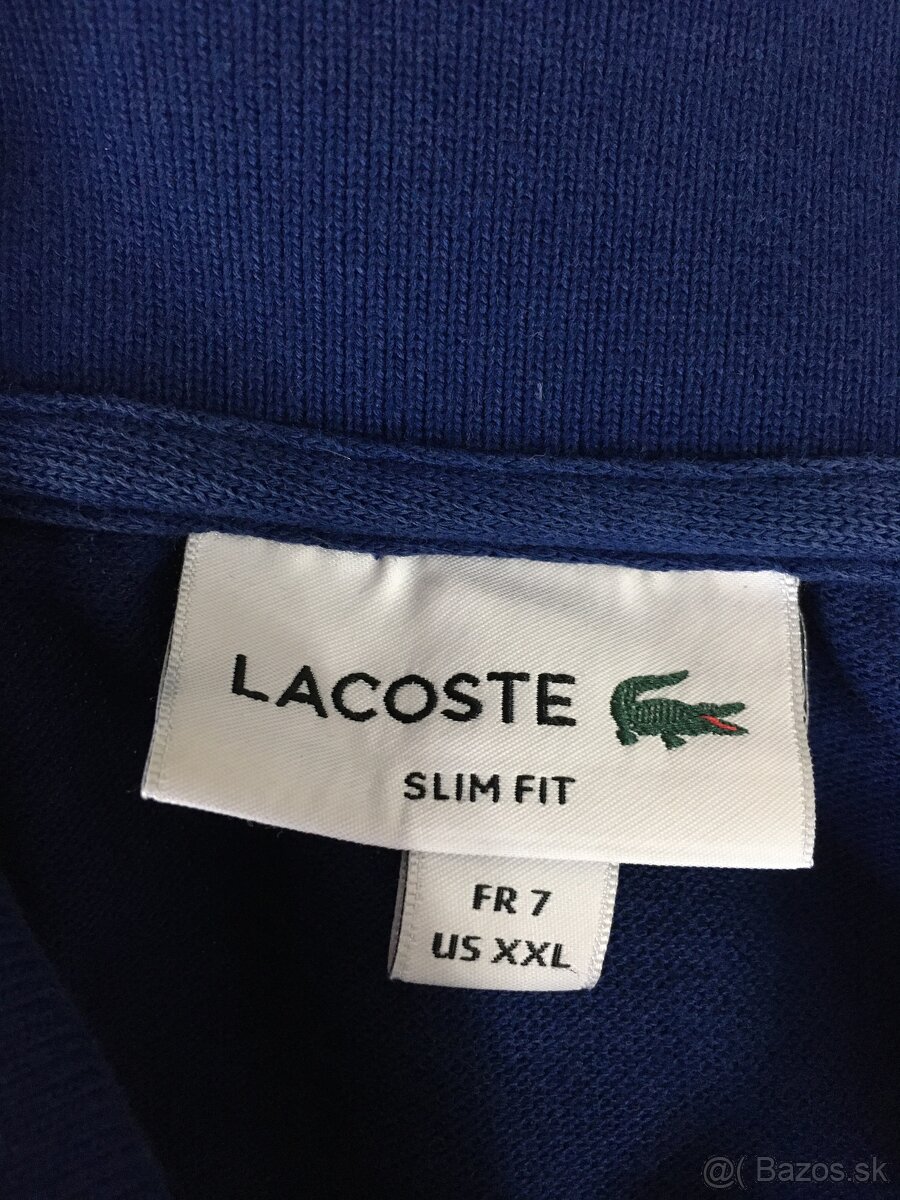 LACOSTE / pánska polokošeľa XXL
