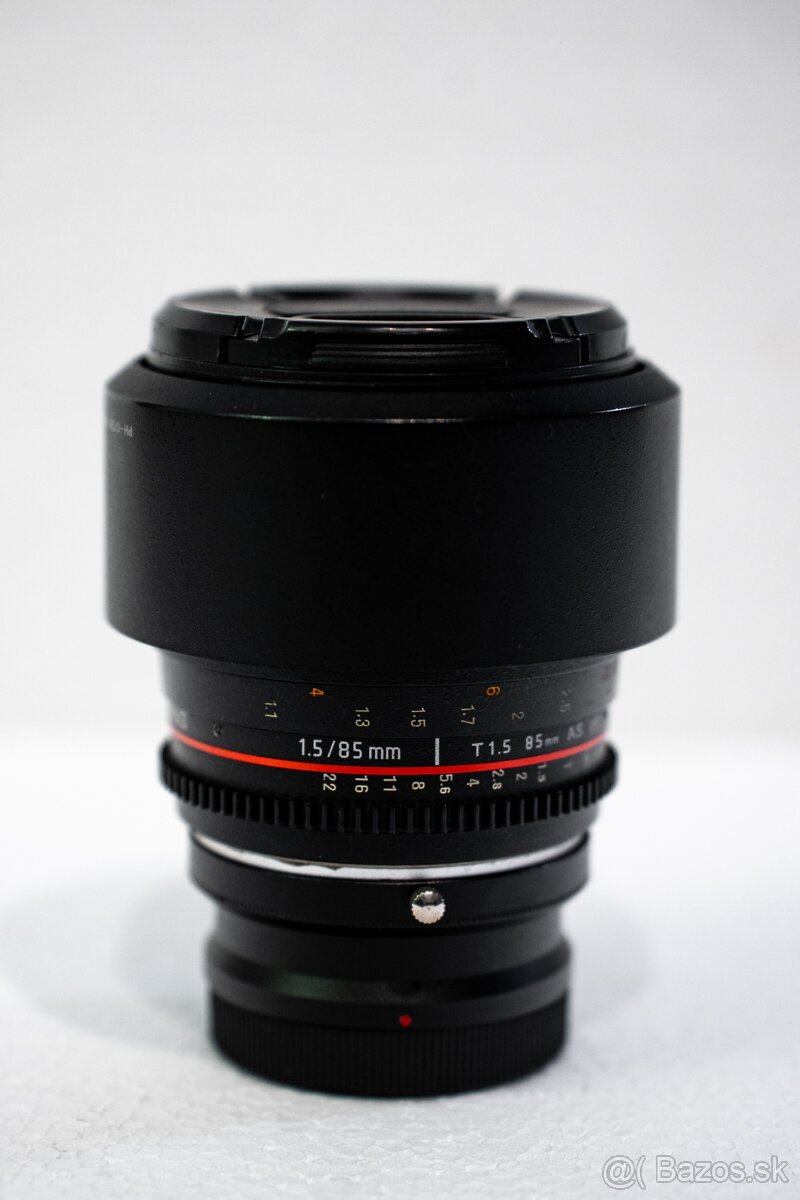 Objektív Samyang 85mm T1.5 VDSLR