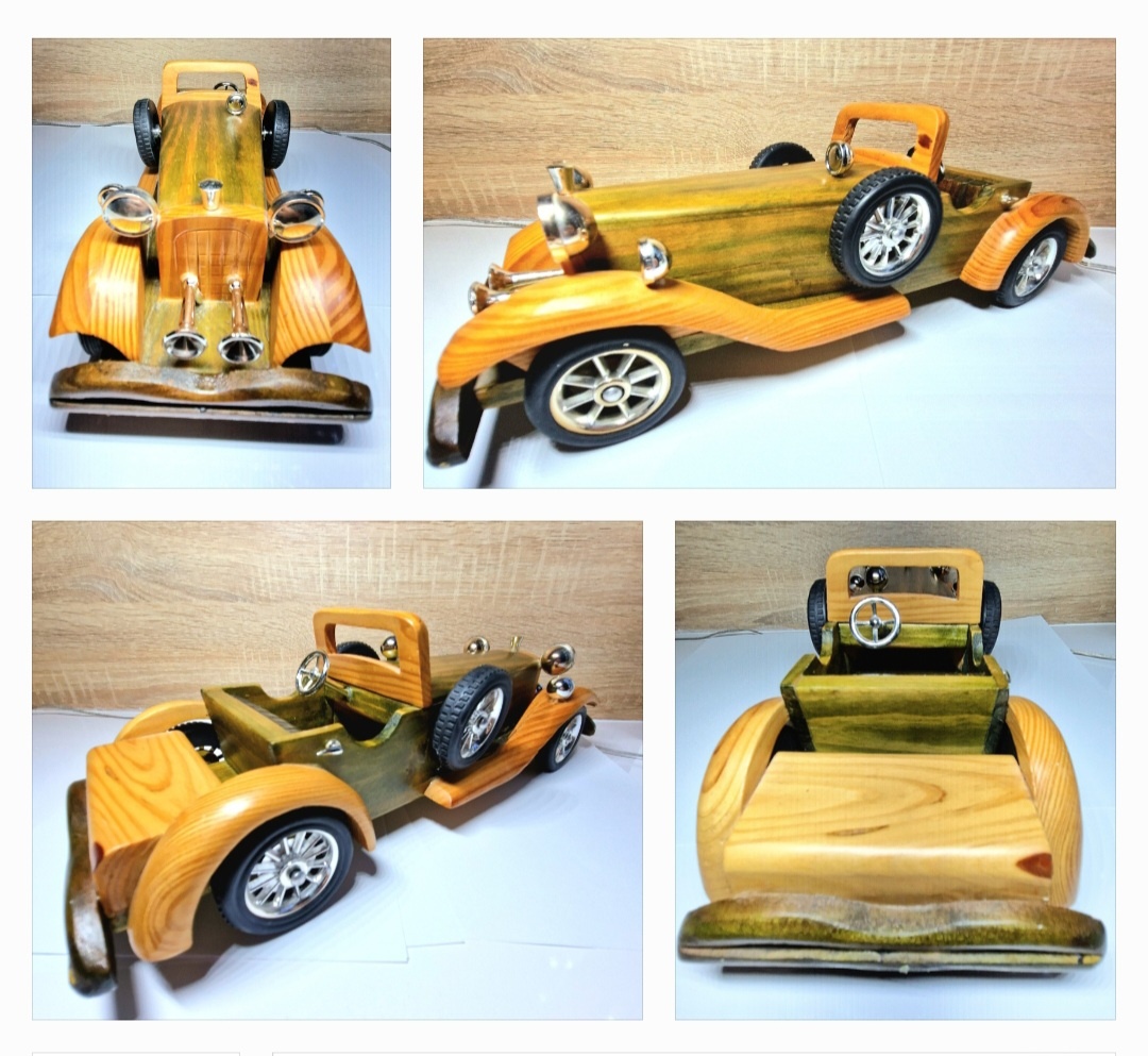 RETRO DREVENE AUTO cabrio NOVÉ