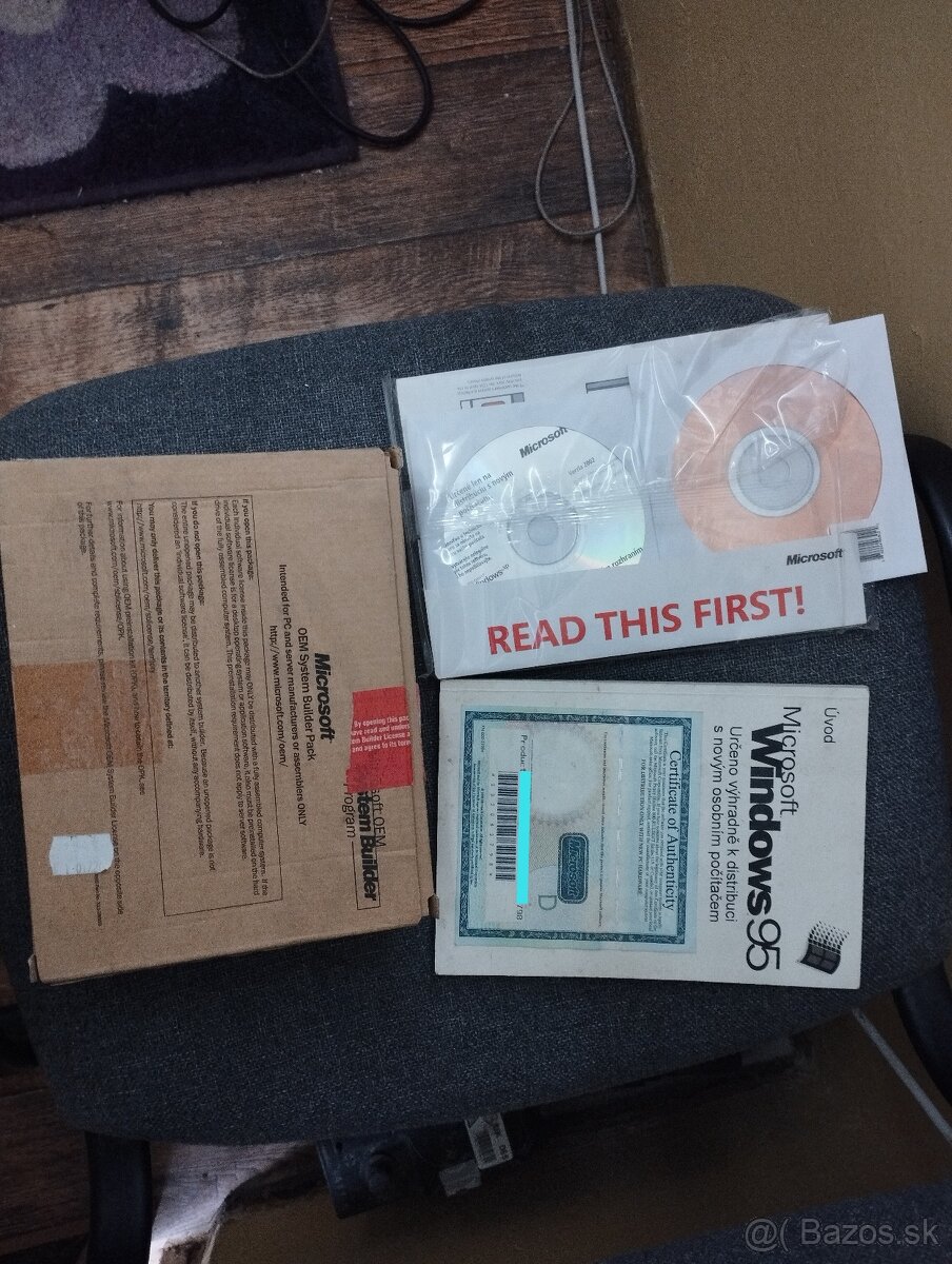 Windows 95 originál nepoužitý