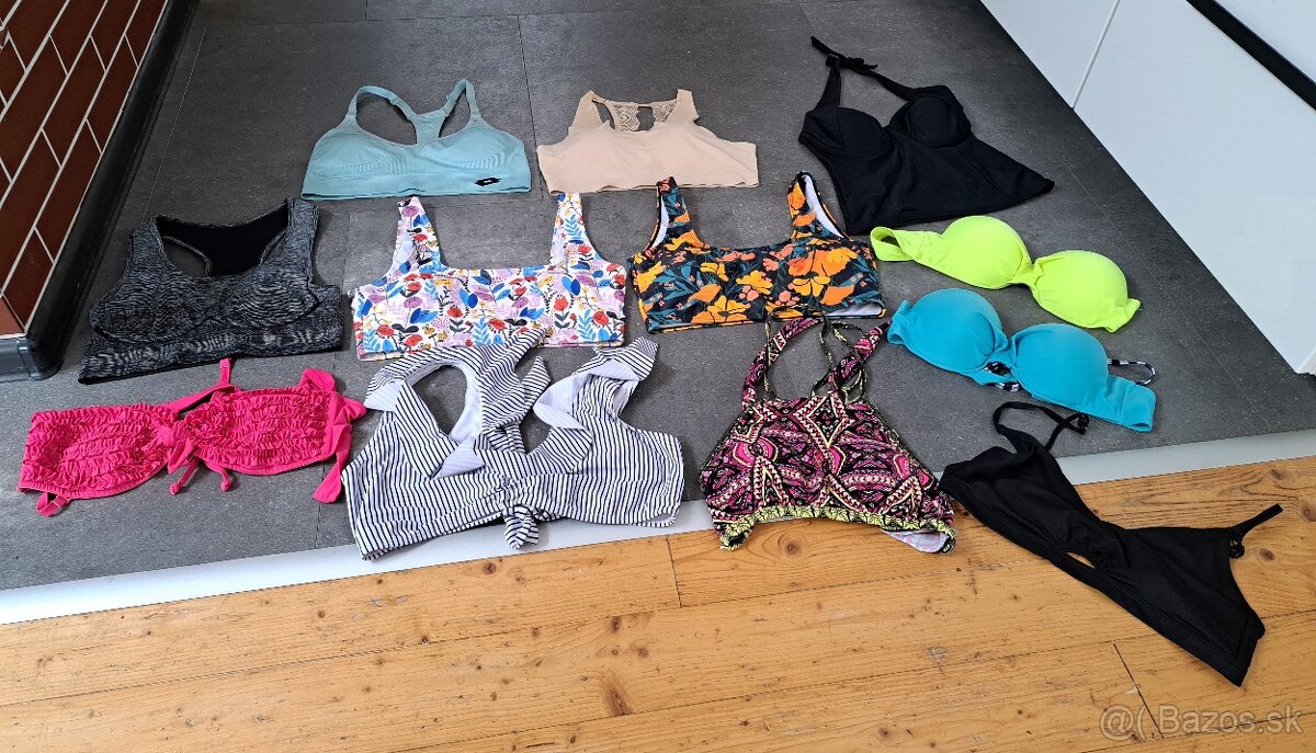 Dámske podprsenky a plavky- L