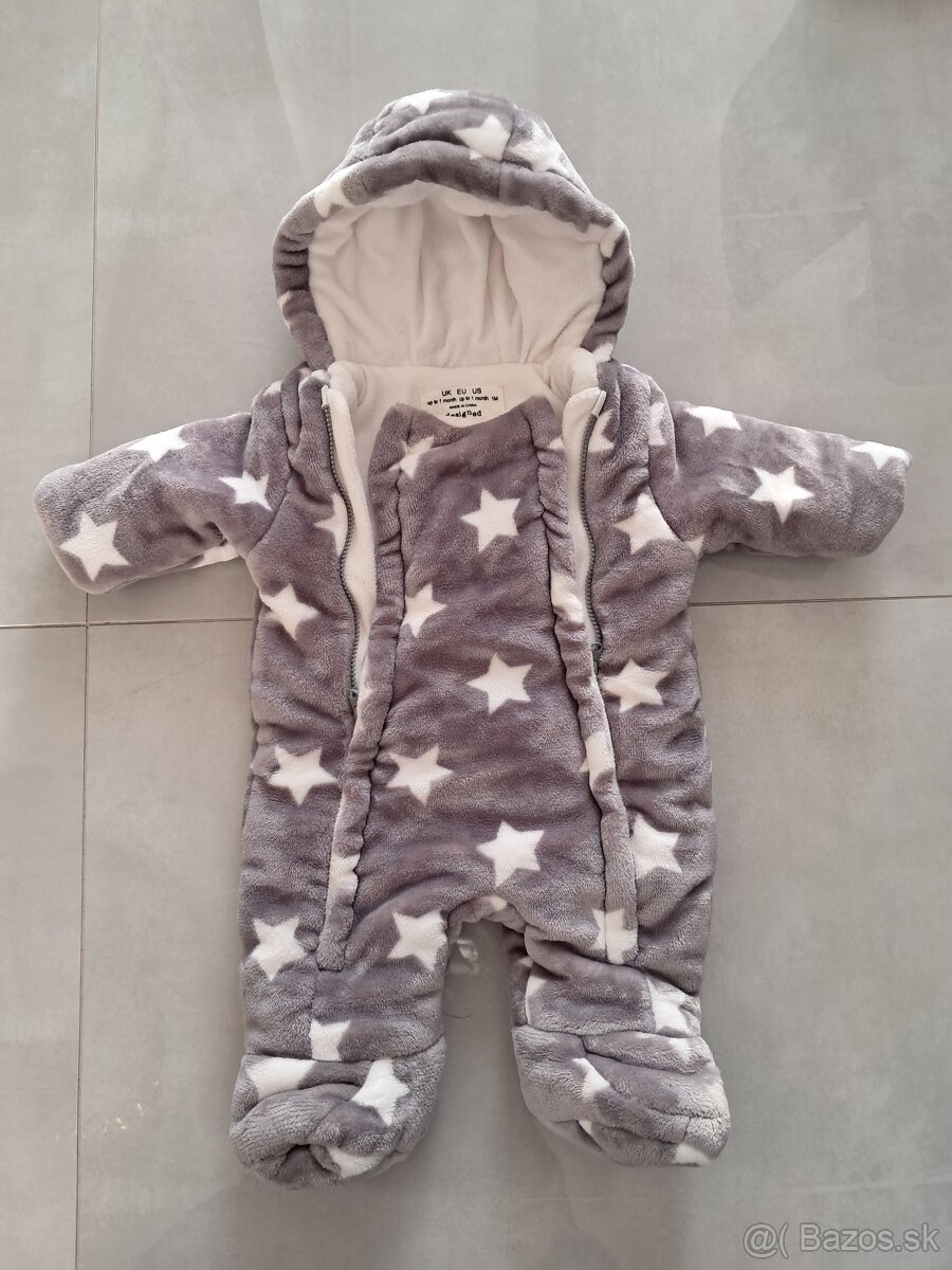 Zimný  overal pre novorodenca