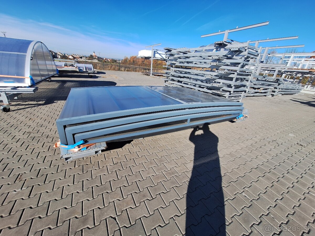 Zastresenie ,prestresenie, prekrytie na bazen