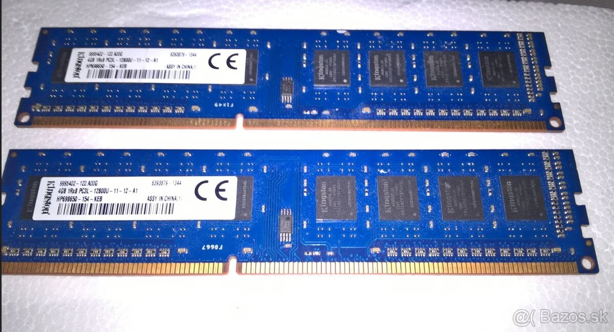 KINGSTON 8GB 2X 4GB DDR3