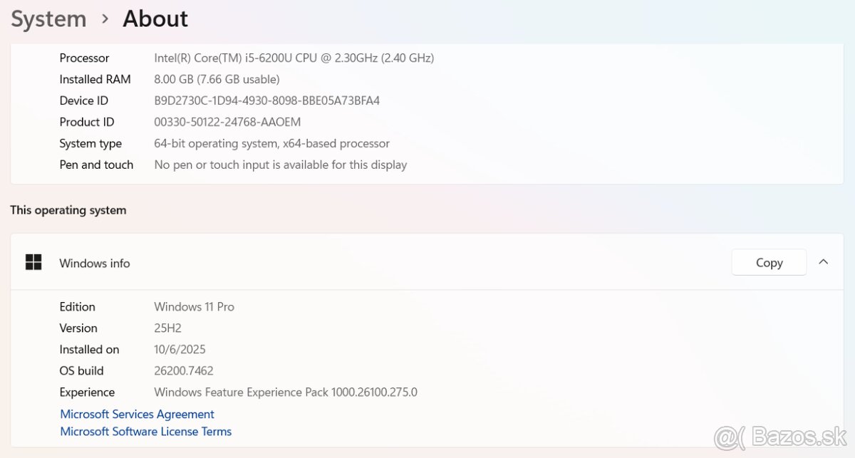 HP Elite book 820 G3