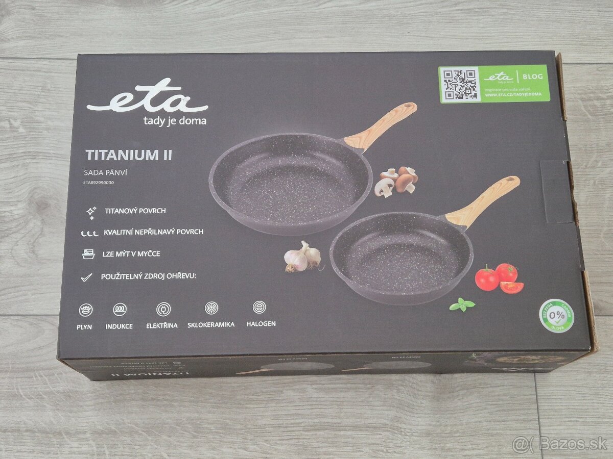 Súprava panvíc ETA titanium II