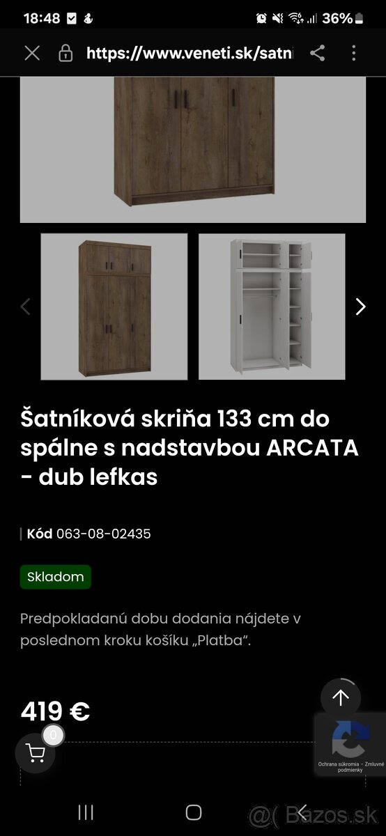Predám skriňu