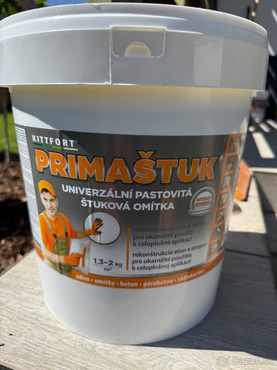 Štuková omietka biela 25 kg - 4 ks