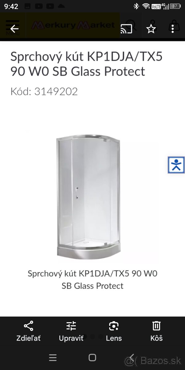 Sprchový kút
