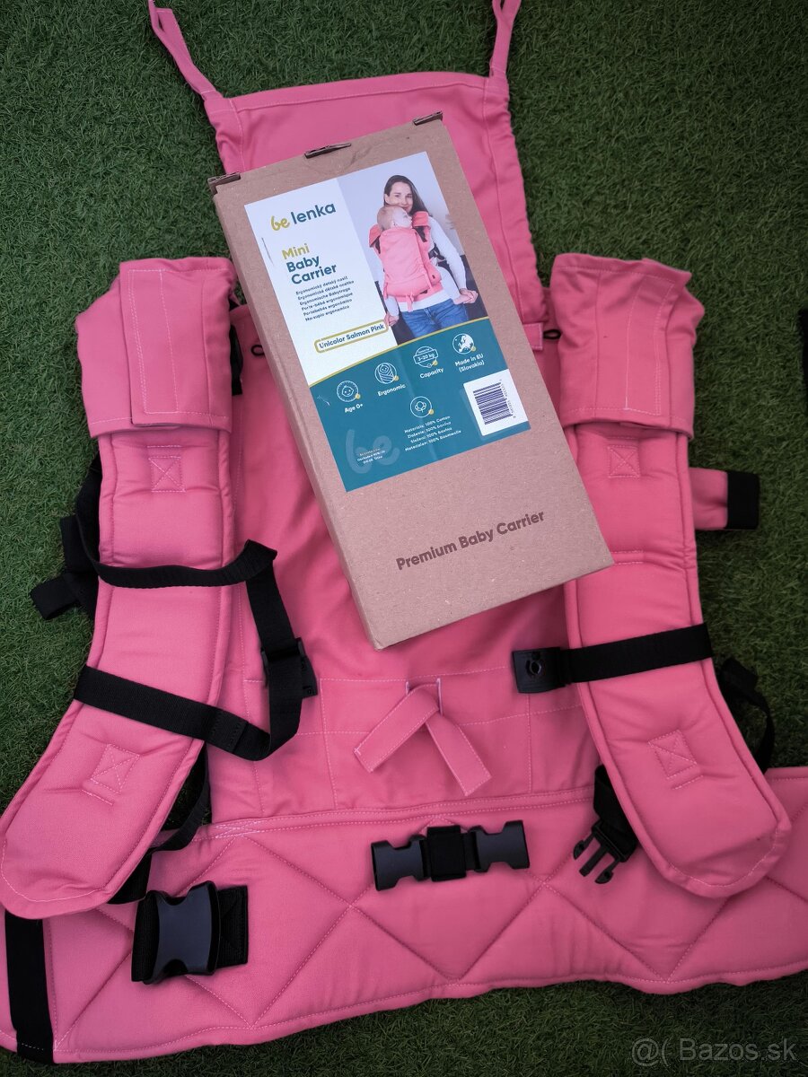 Nosič BeLenka mini salmon pink