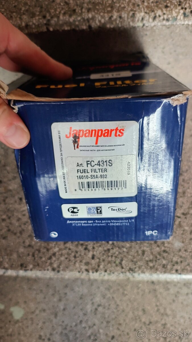 Palivový filter pre Honda civic