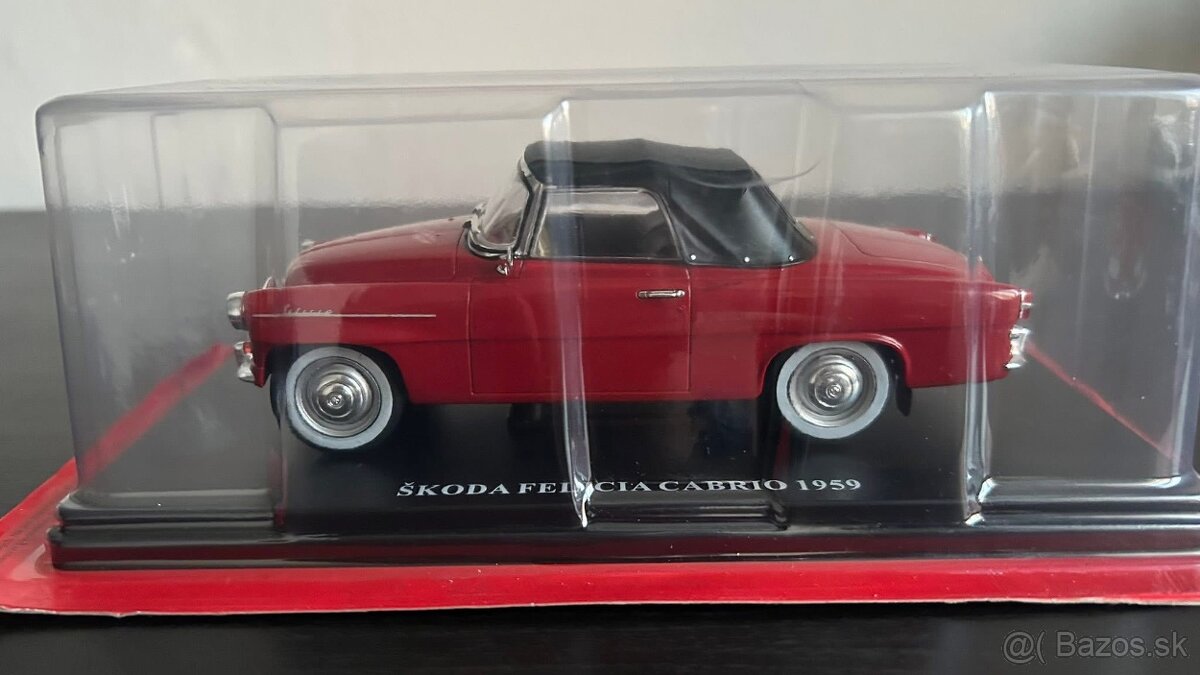 ŠKODA FELICIA CABRIO 1959 1/24 HACHETTE