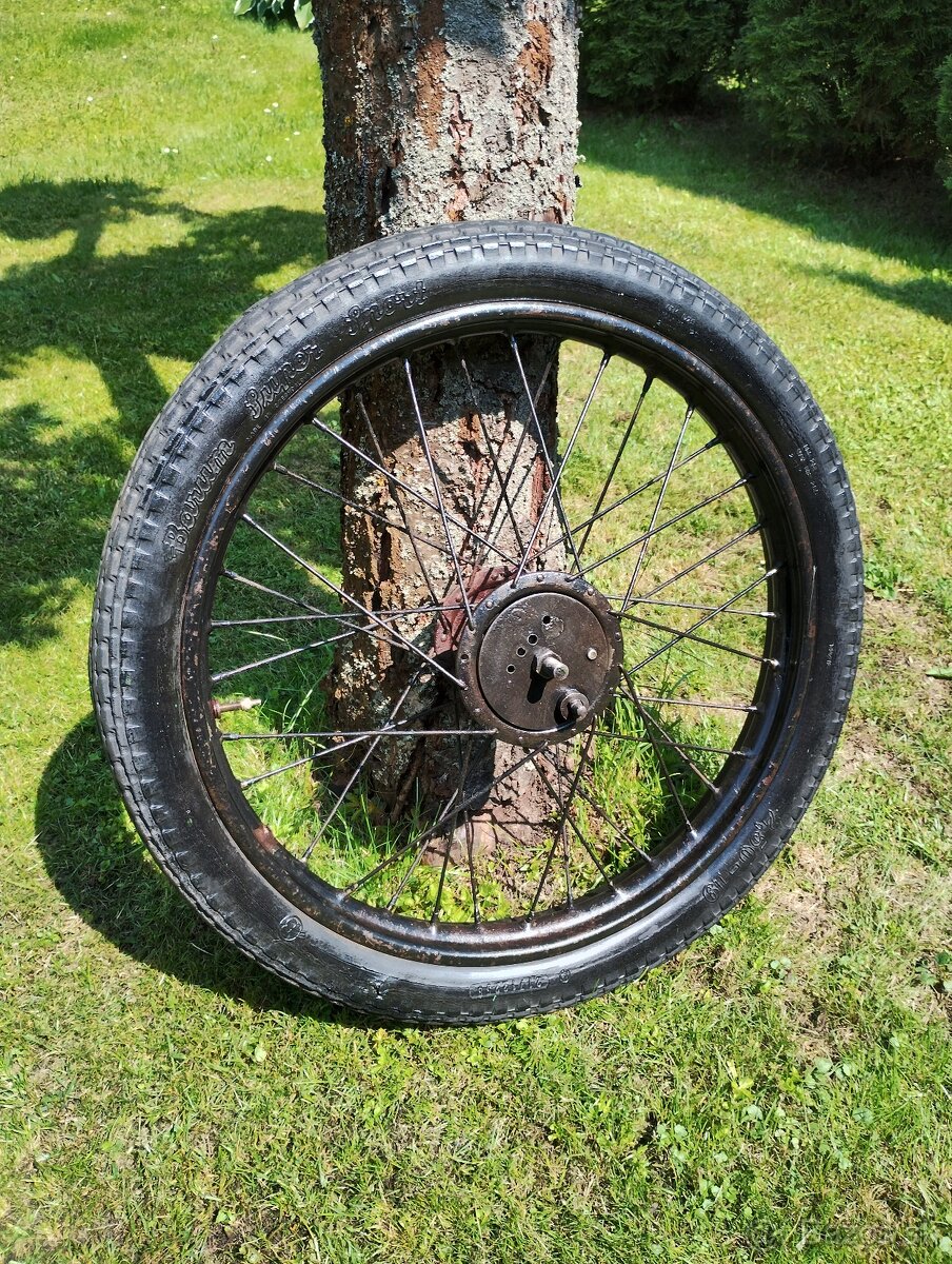 Predám originálne patinové koleso ČZ 98 ccm + brzd