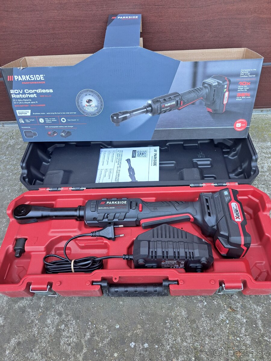 Parkside aku račnový uťahovák Parkside Performance