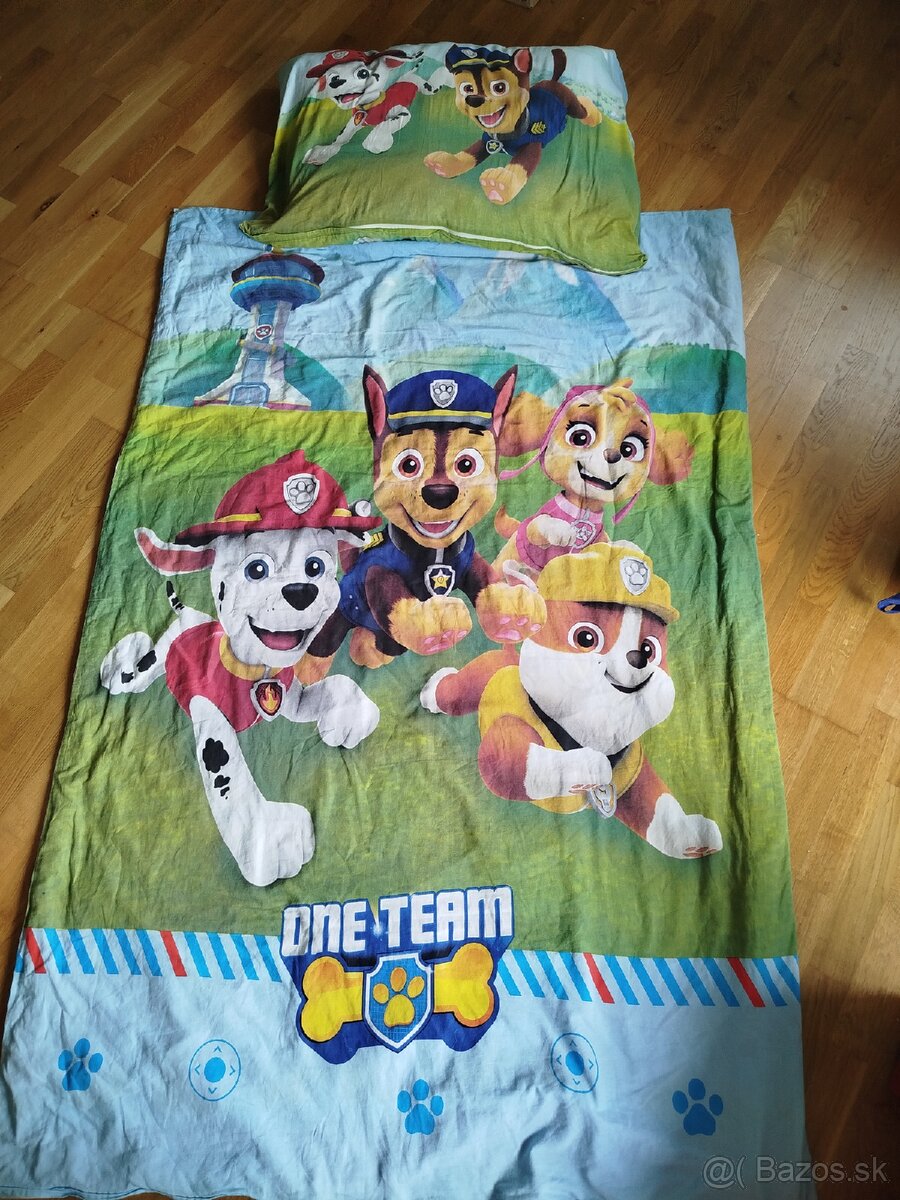 Obojstranná postelna bielizeň Labkova patrola