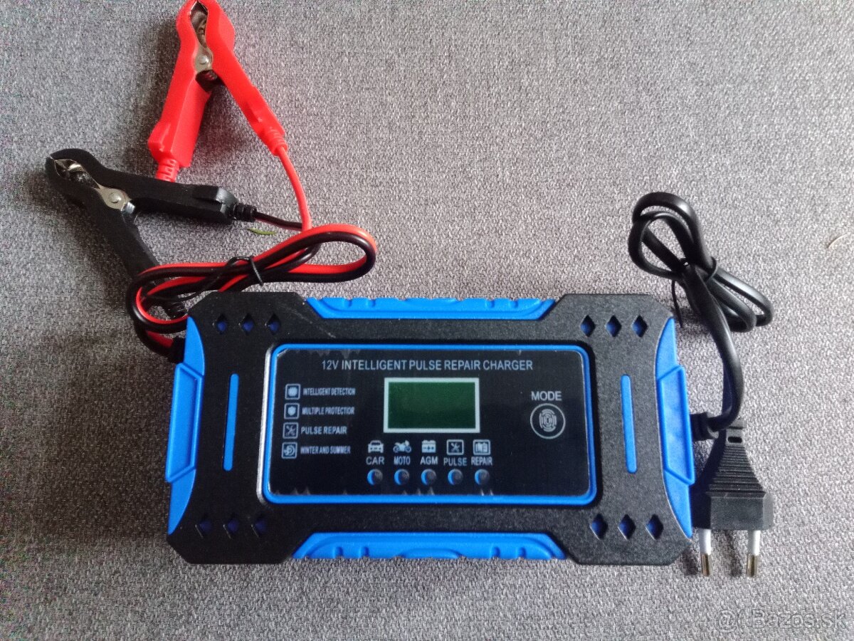 Nabíjačka akumulátorov, autobatérii 6/12V