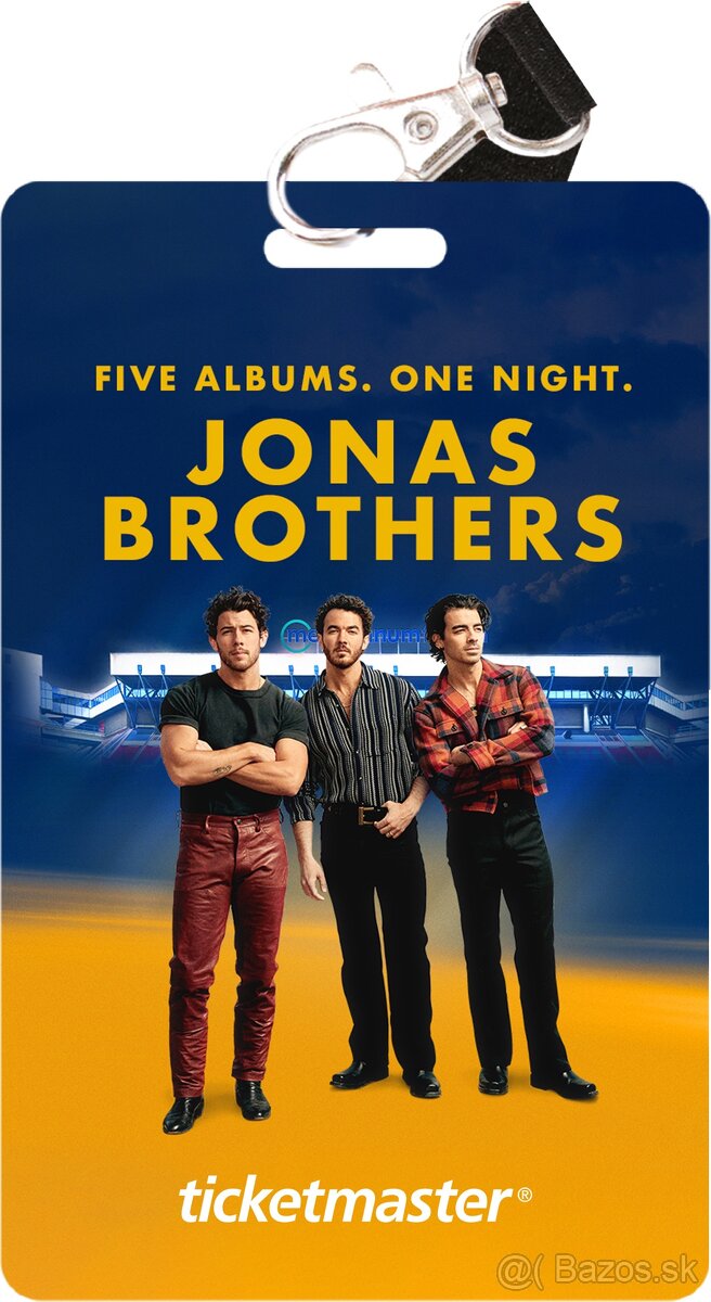 Jonas Brothers - Praha / 15.10.2024 vstupenka