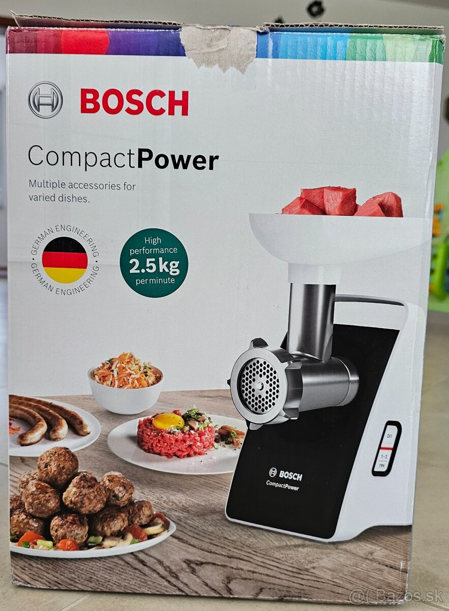 Mlynček na mäso BOSCH 2000W