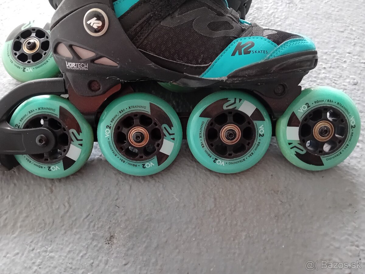 K2 kolieskove korculevelkost 36.5