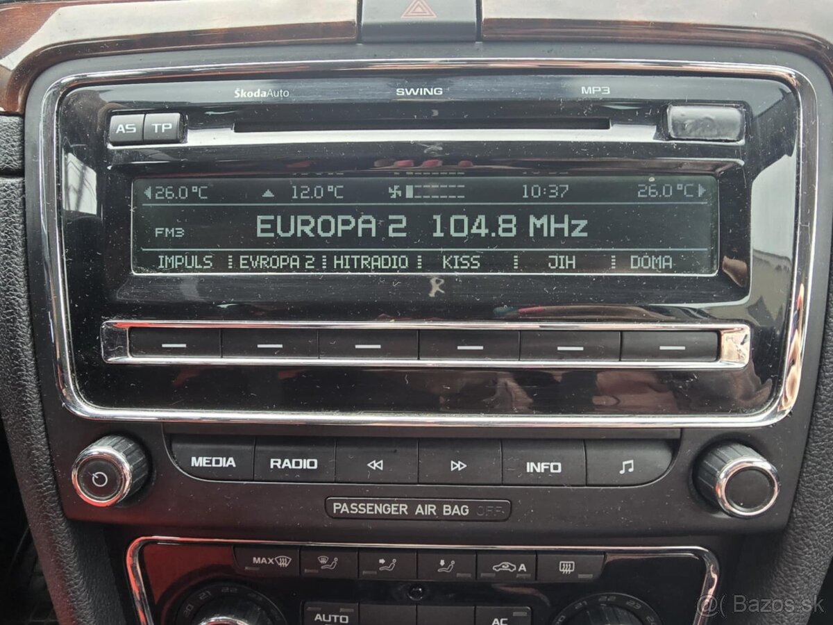 Autoradio Skoda Superb 2