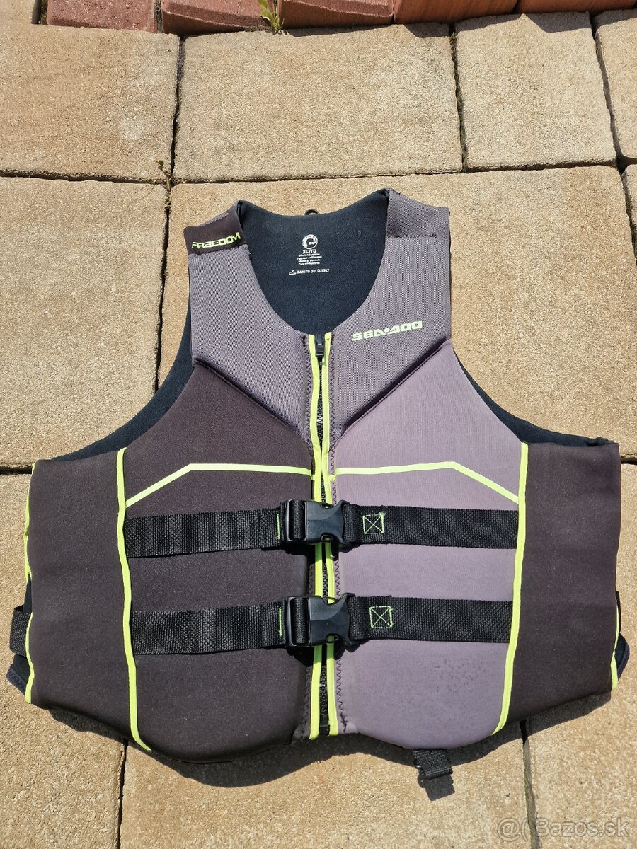 Vesta na SEA-DOO veľkosť XL, záchranná vesta na loď,