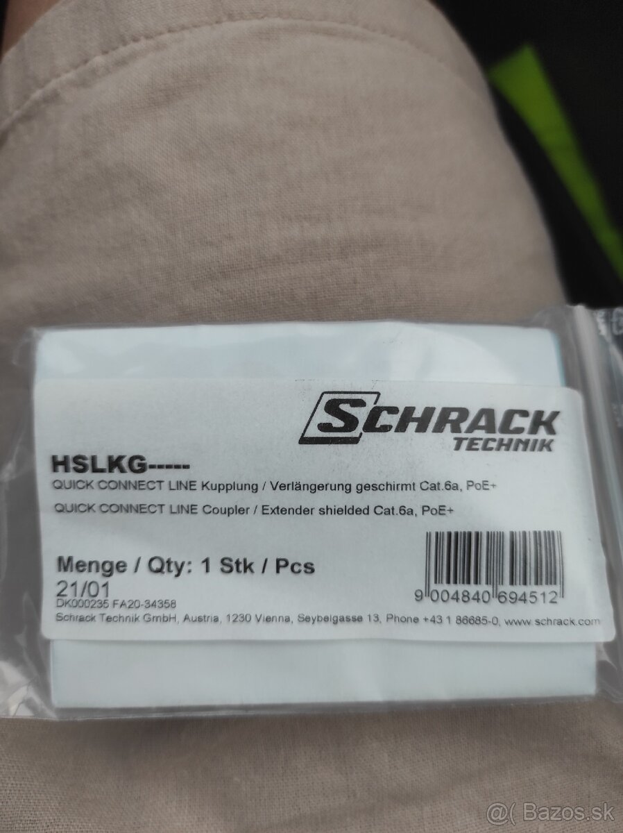 Schrack HSLKG – Cat.6a, shielded, PoE+
