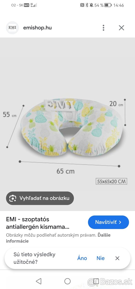 Vankúš na dojčenie