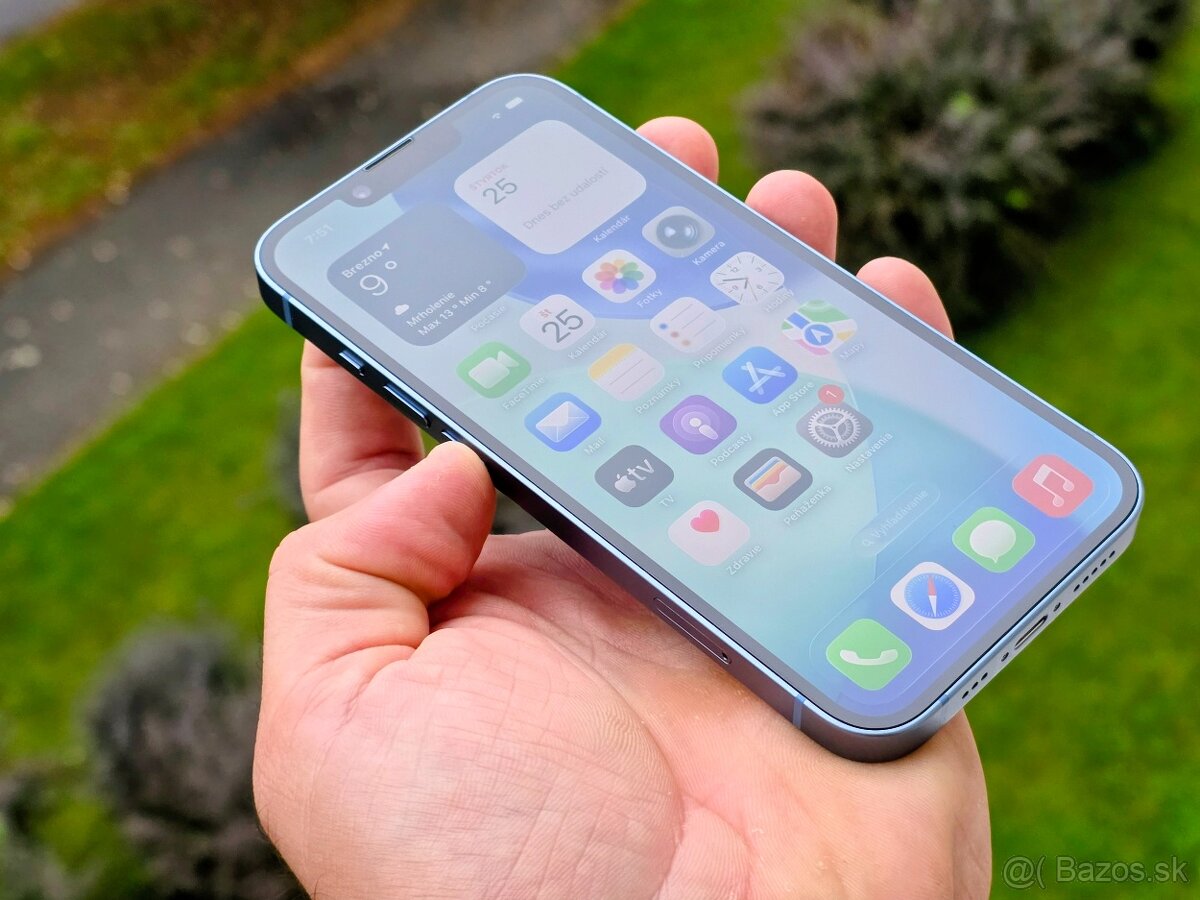 Apple iPhone 14 128GB Blue, ako nový, komplet, záruka 11/25