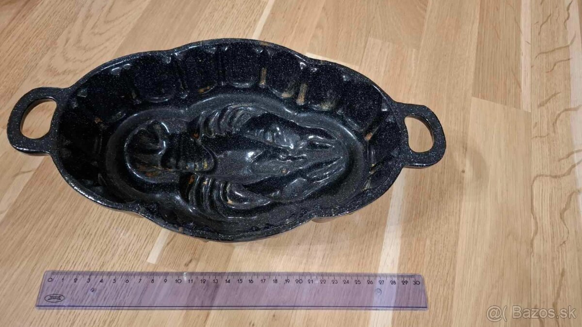 Liatinová forma Rak čierny smalt / Hronec