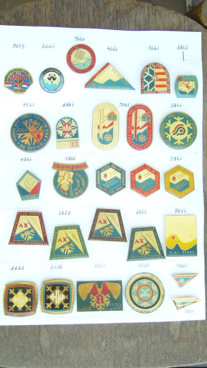 Slovenské zimné zrazy turistov po 2,0 eurá / kus