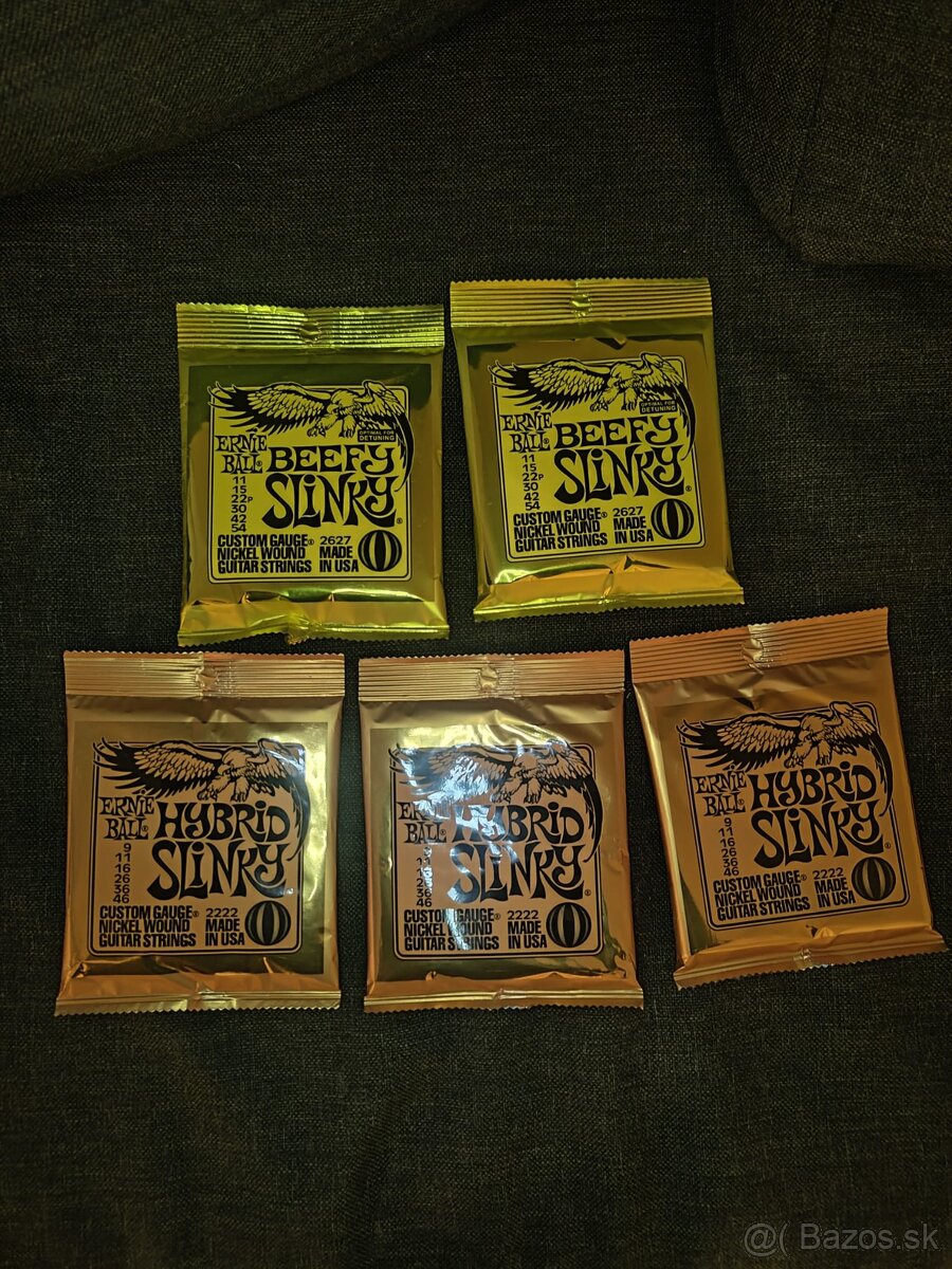 Struny na elektrickú gitaru