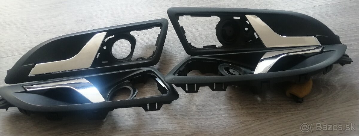 Predám vnútorné chrómové kľučky dverí škoda octavia II