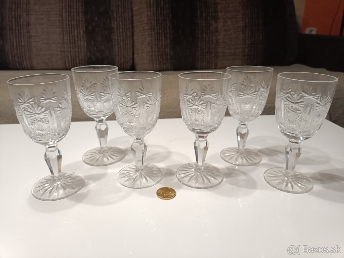 Sada 6ks | krištáľové poháre