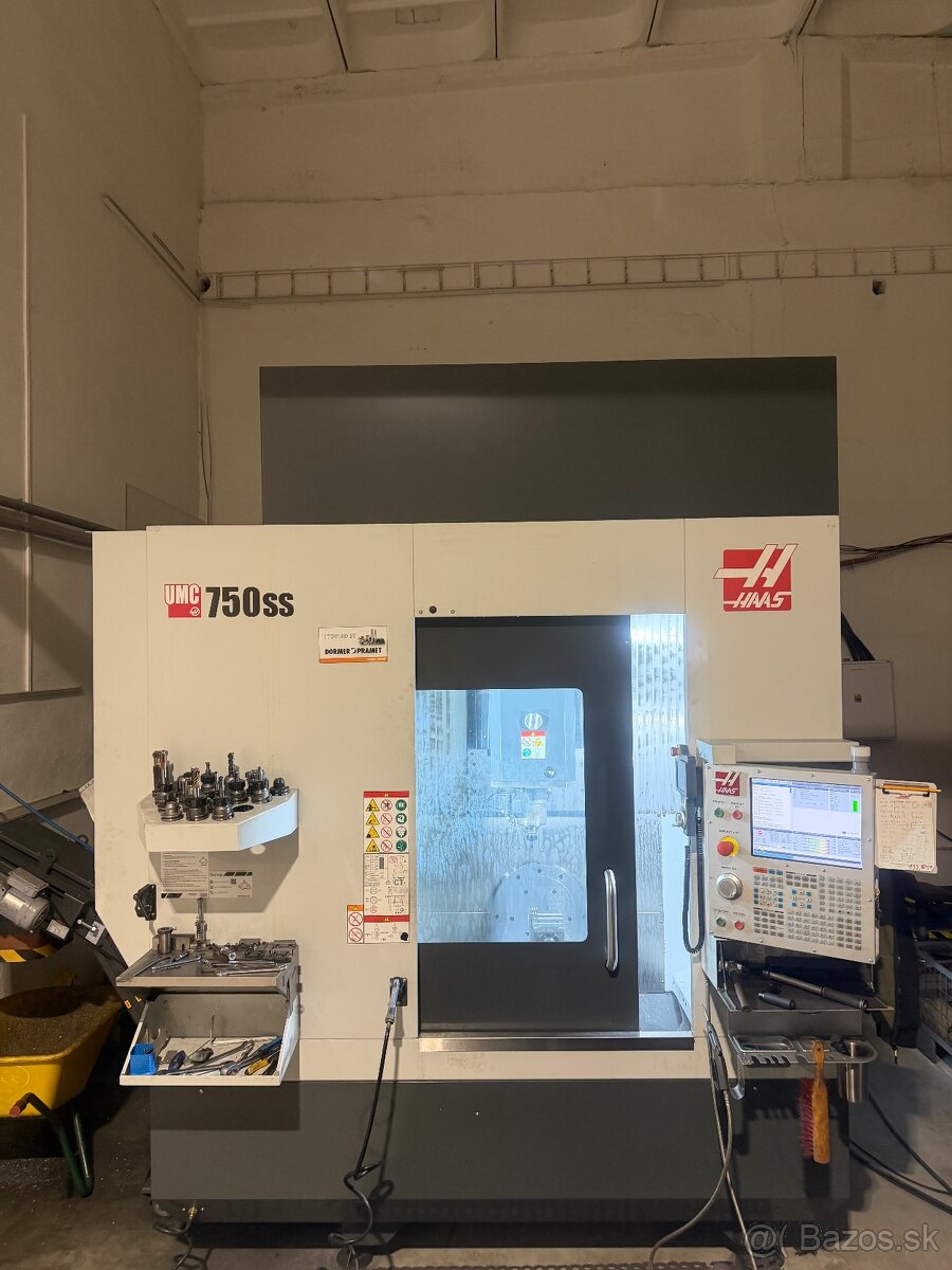 Predám 5-osé obrábacie centrum Haas UMC 750ss