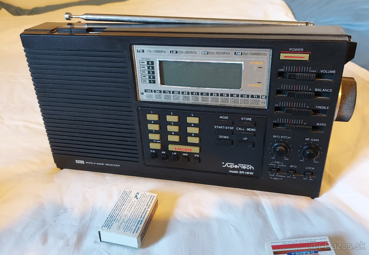 Predám rádio Supertech model SR-16HN