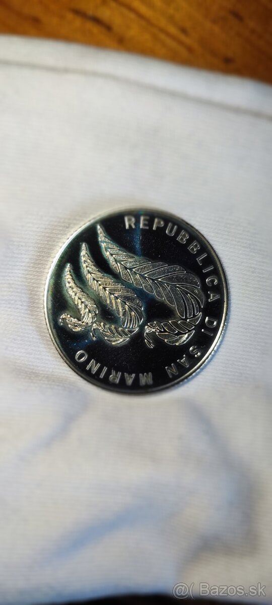 strieborná minca 5 euro San Marino 2018