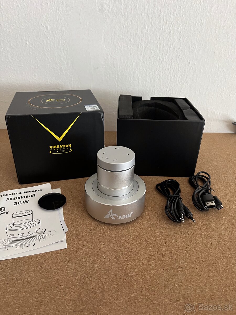 Vibračný Bluetooth reproduktor
