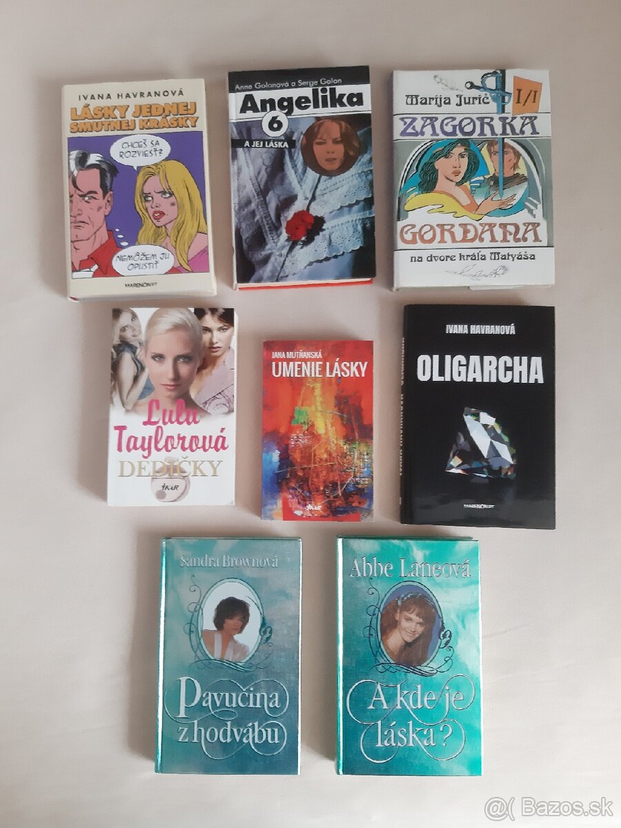 Knihy pre ženy kus 1€