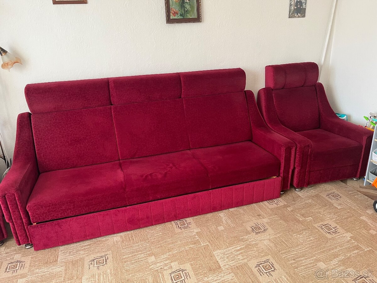 Retro sedacia súprava