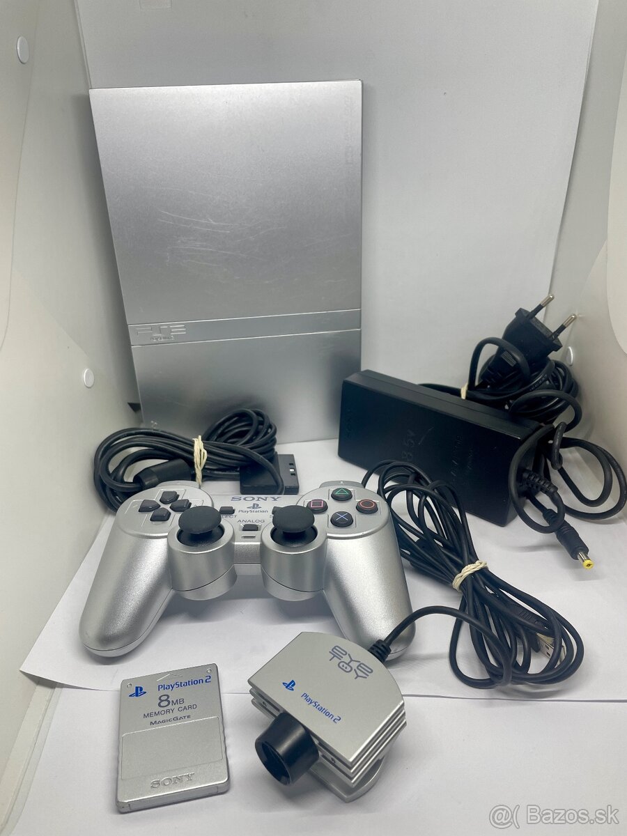 Sony PlayStation PS2 Slim SCPH-75004 Silver