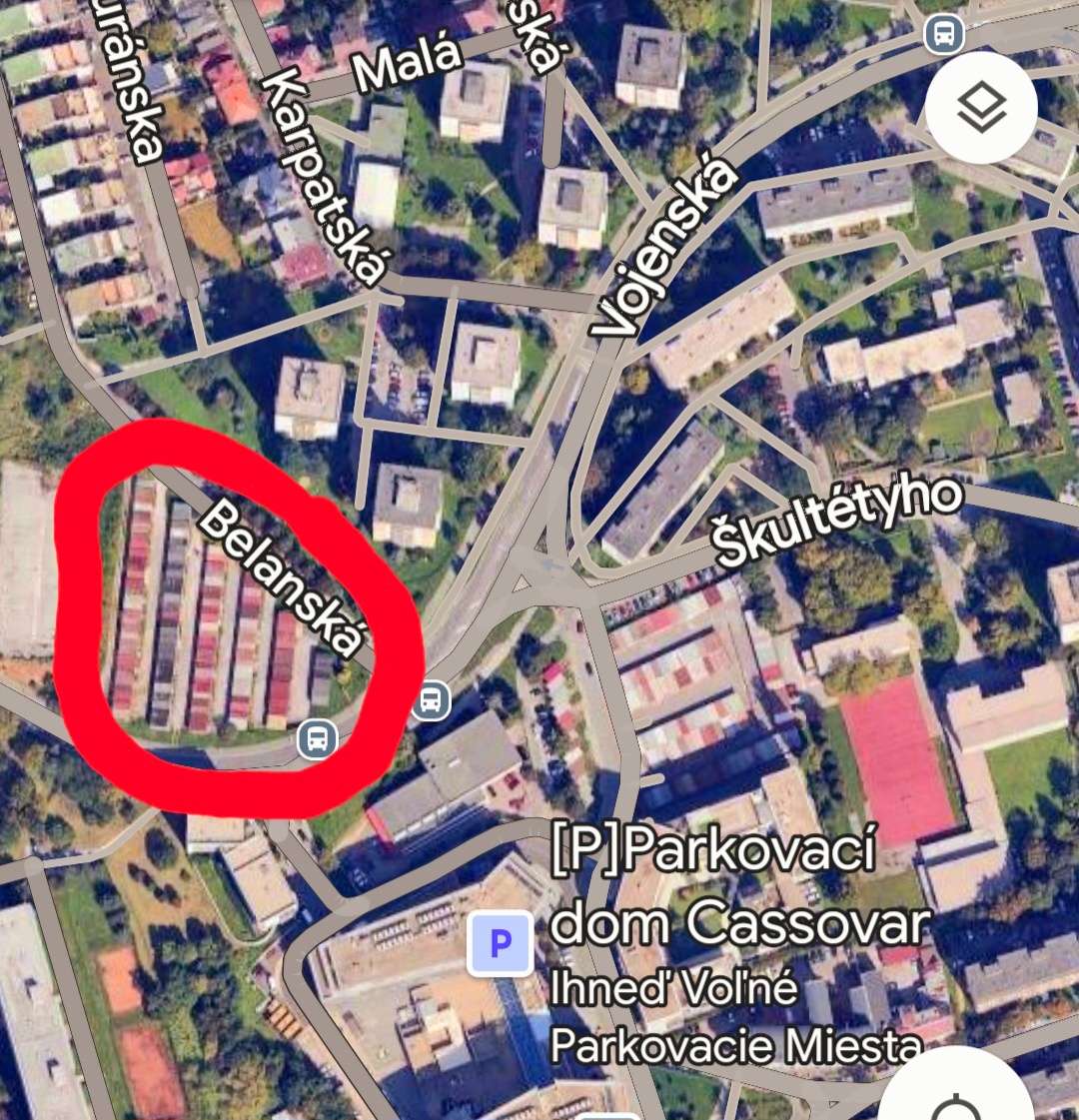 Garáž na predaj (Belanská ul. - KE)