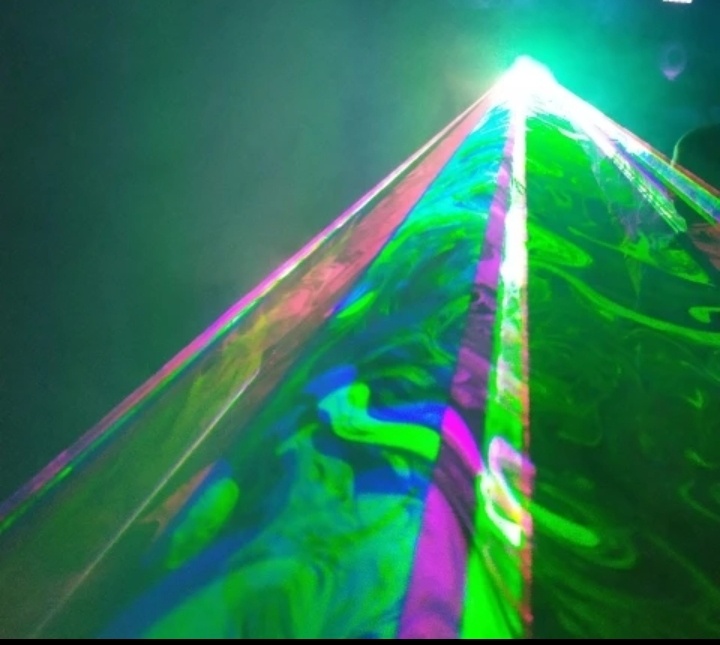 Laser animačný na diaľkové ovládanie, RGB plnofarebný