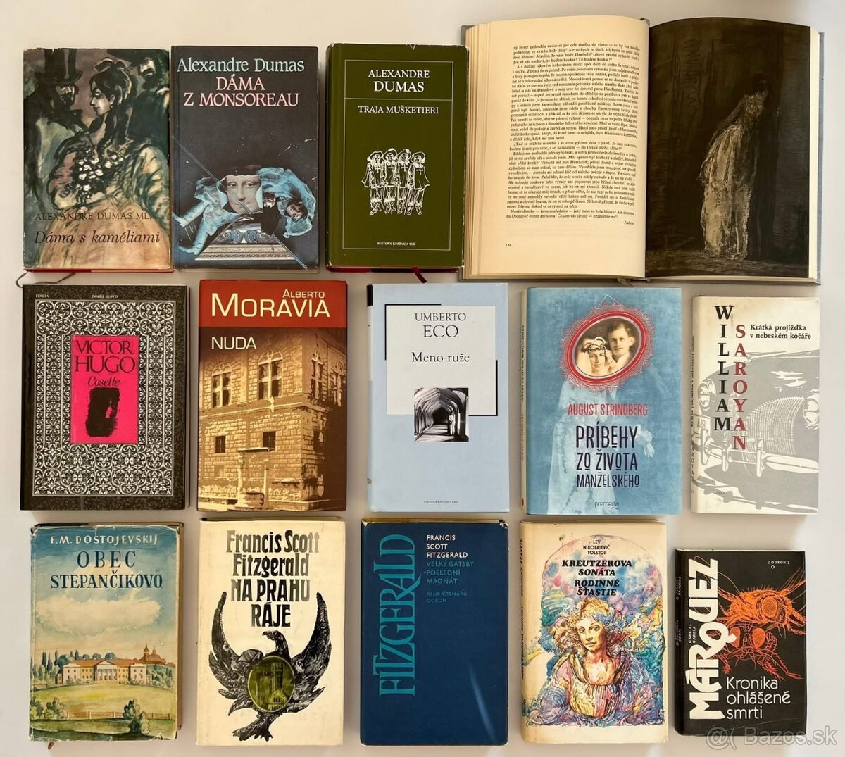 DOSTOJEVSKIJ, ČECHOV, TOLSTOJ, EXUPÉRY, LONDON…