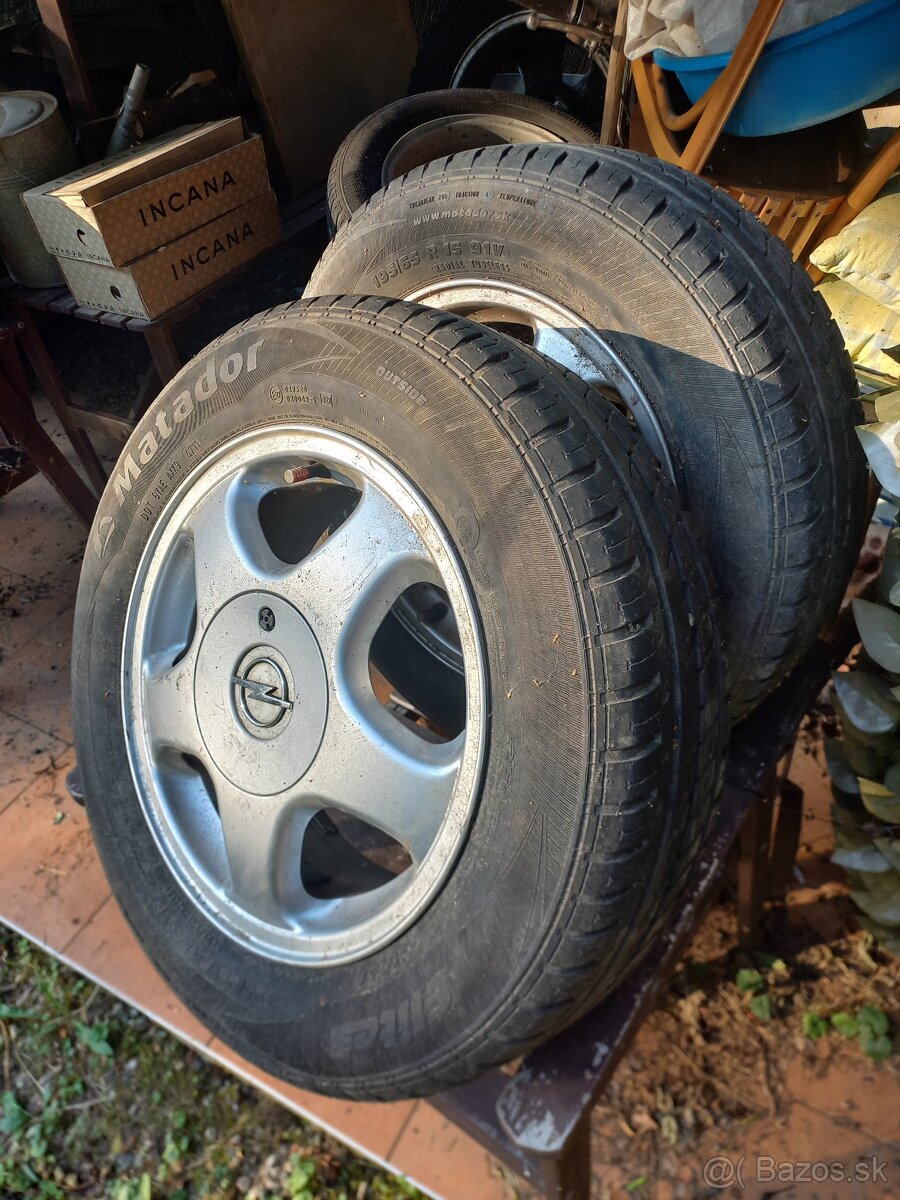 Disky a pneu Opel Astra G