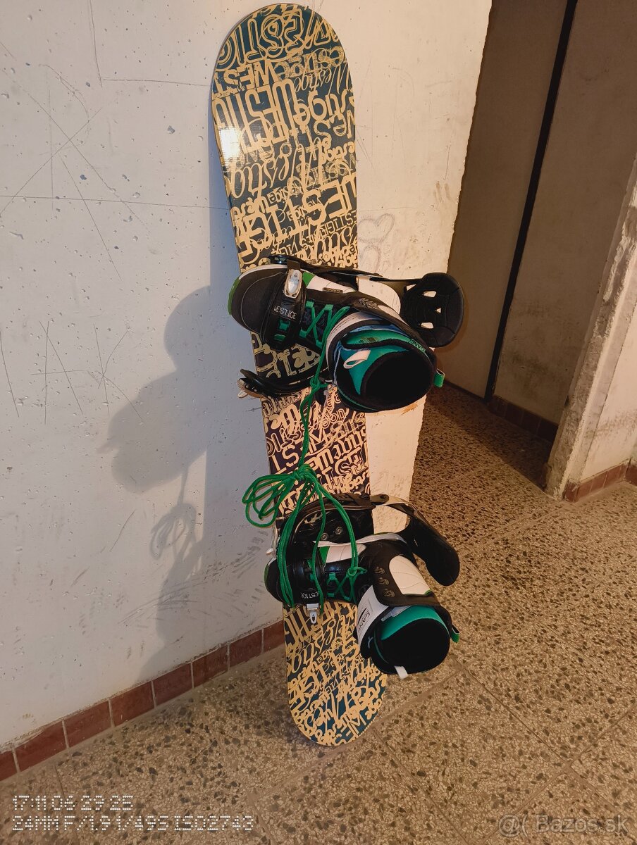 Westige Typo + Topánky Gang Snowboards
