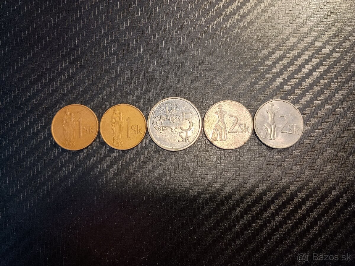 Predám slovenské koruny/mince