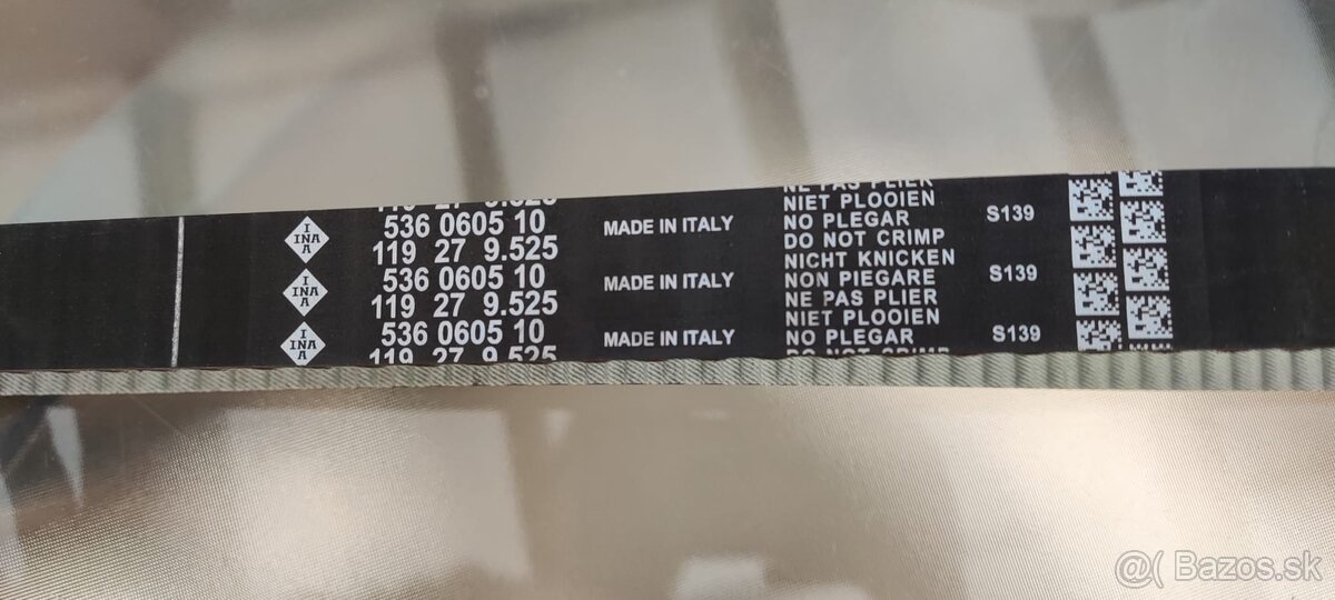 Rozvodový remeň INA 536 0605 10 (Renault, Nissan, Mercedes)